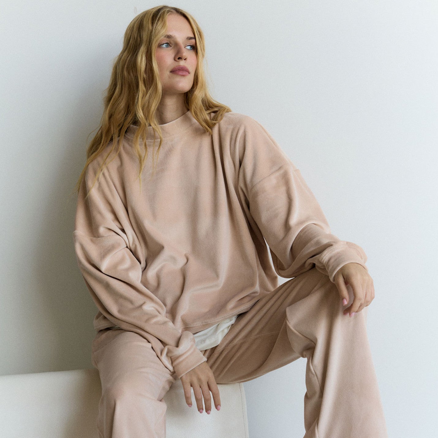 Світшот утеплений велюр