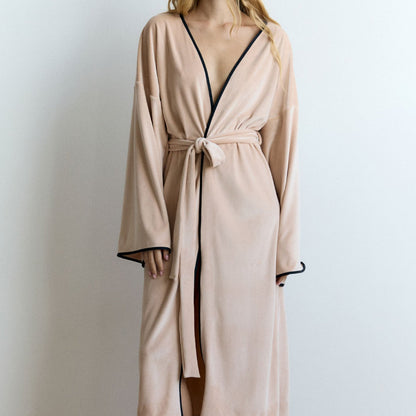 Халат довгий велюр