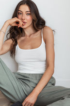 Майка на бретелях