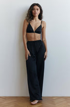 Топ на бретелях сатин