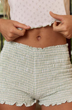 Шорти в клітинку з резинкою