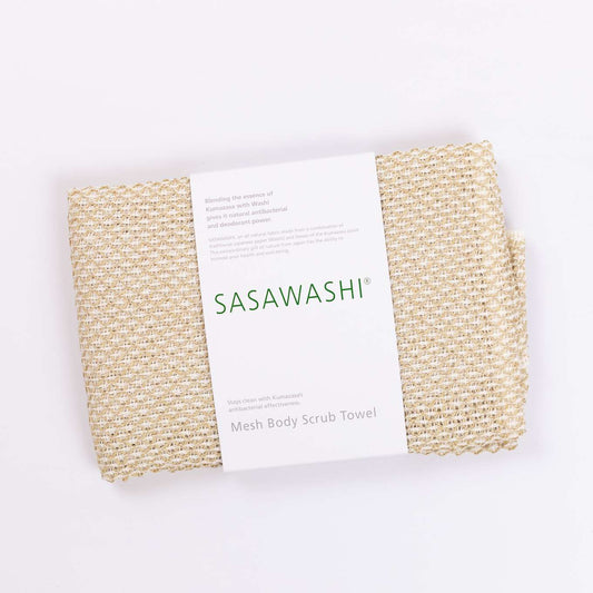 Мочалка Sasawashi beige