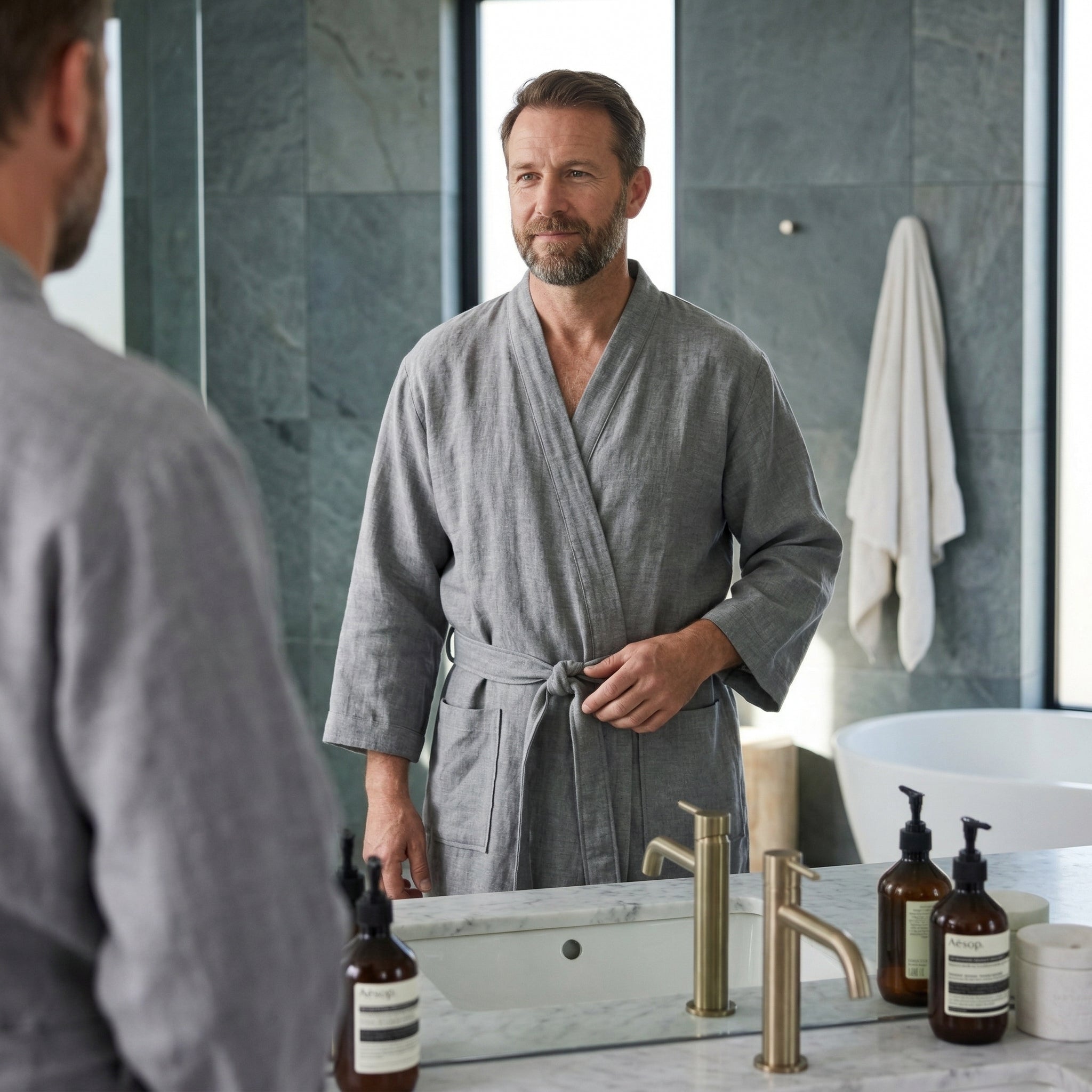 Халат Sumi Gauze & Pile Kimono